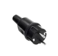 Bachmann MONTAGESTECKER, bis H07RN-F 3G 2,50 mm² IP44, mit Schutzkontakt, gerade