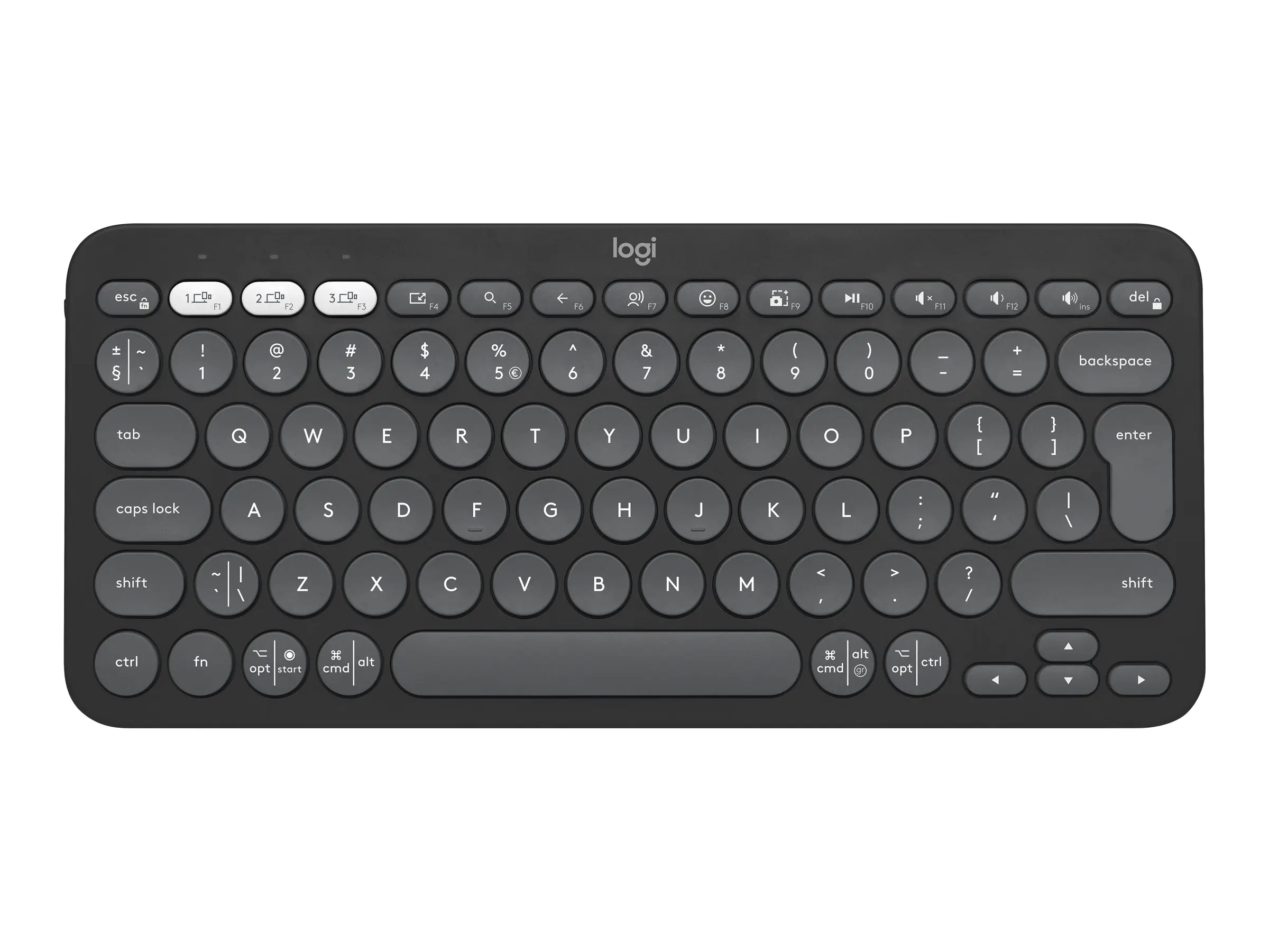 Logitech Pebble Keys 2 K380s - Tastatur - kabellos