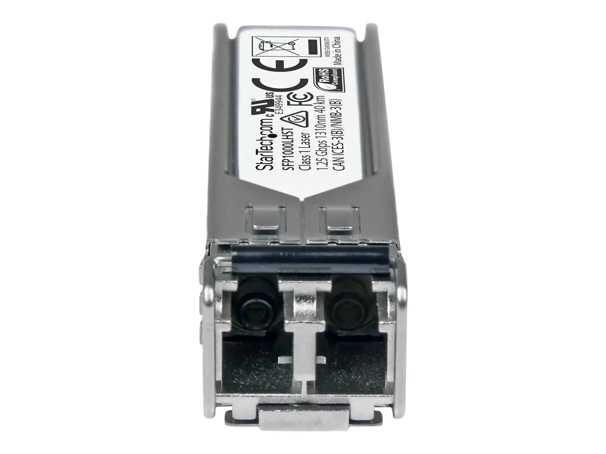 StarTech.com 1000BASE-LH - Gigabit Transceiver - LC Fiber - MSA Compliant - 40 km - Gigabit SFP Mod