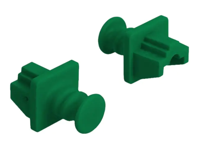Delock for RJ45 - Schutzumschlag - grün (Packung mit 10) 86512