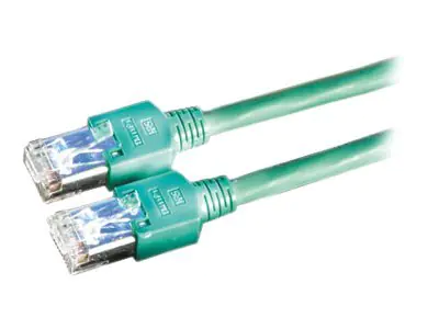 Secomp DRAKA - Patch-Kabel - RJ-45 (M) zu RJ-45 (M) - 3 m - SFTP - CAT 5e - halogenfrei - grün