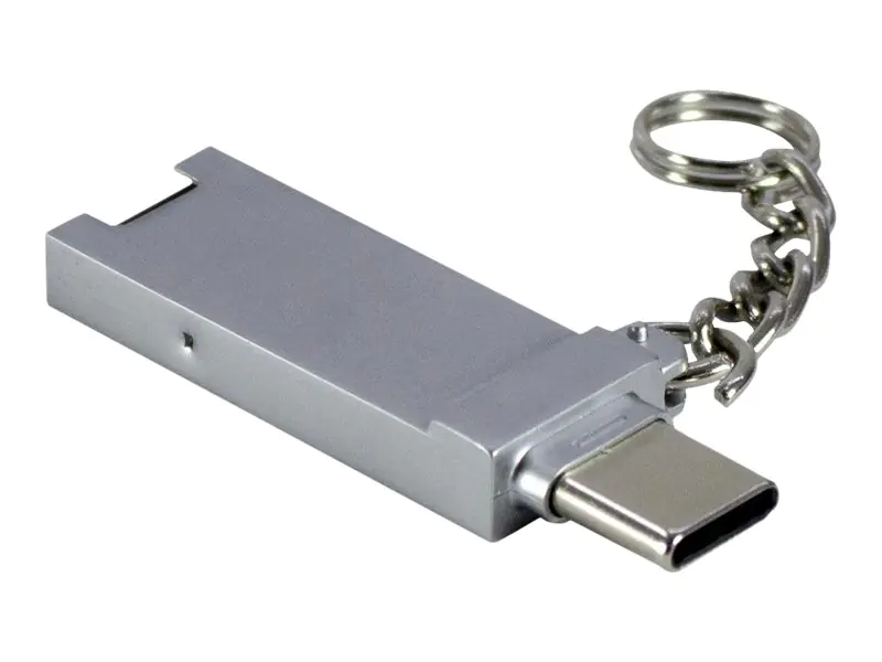 Inter-Tech - Kartenleser - 2 in 1 (microSD) - USB 2.0/USB-C Inter-Tech - Kartenleser - 2 in 1 (microSD) - USB 2.0/USB-C