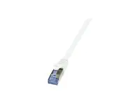 LogiLink PrimeLine - Patch-Kabel - RJ-45 (M) zu RJ-45 (M) - 5 m - SFTP, PiMF - CAT 6a - halogenfrei - weiß