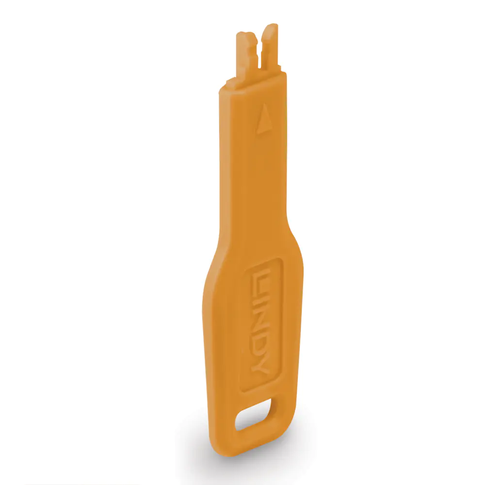 Lindy LAN-Portblocker-Schlüssel - orange