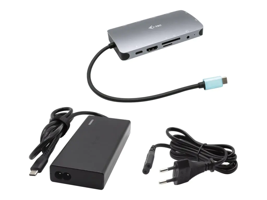 i-Tec - Dockingstation - USB-C / Thunderbolt 3 - HDMI, VGA - 1GbE - 77 Watt - Europa