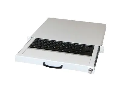 Aixcase Tastatur AIX-19K1UKUSTB-W Verkabelt