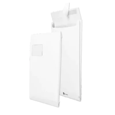 SECURITEX® Faltentasche DIN C4 229 x 324 mm (B x H) mit Fenster 130g/m² mit Haftklebung Papier weiß 100 St./Pack. SECURITEX® Faltentasche DIN C4 229 x 324 mm (B x H) mit Fenster 130g/m² mit Haftklebung Papier weiß 100 St./Pack.