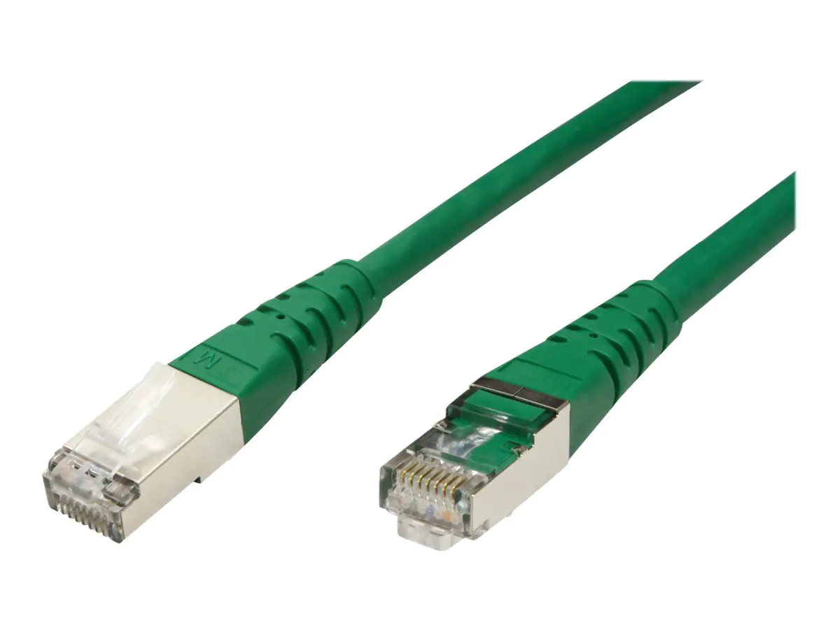 Roline - Patch-Kabel - RJ-45 (M) zu RJ-45 (M) - 30 cm - SFTP - CAT 6 - grün