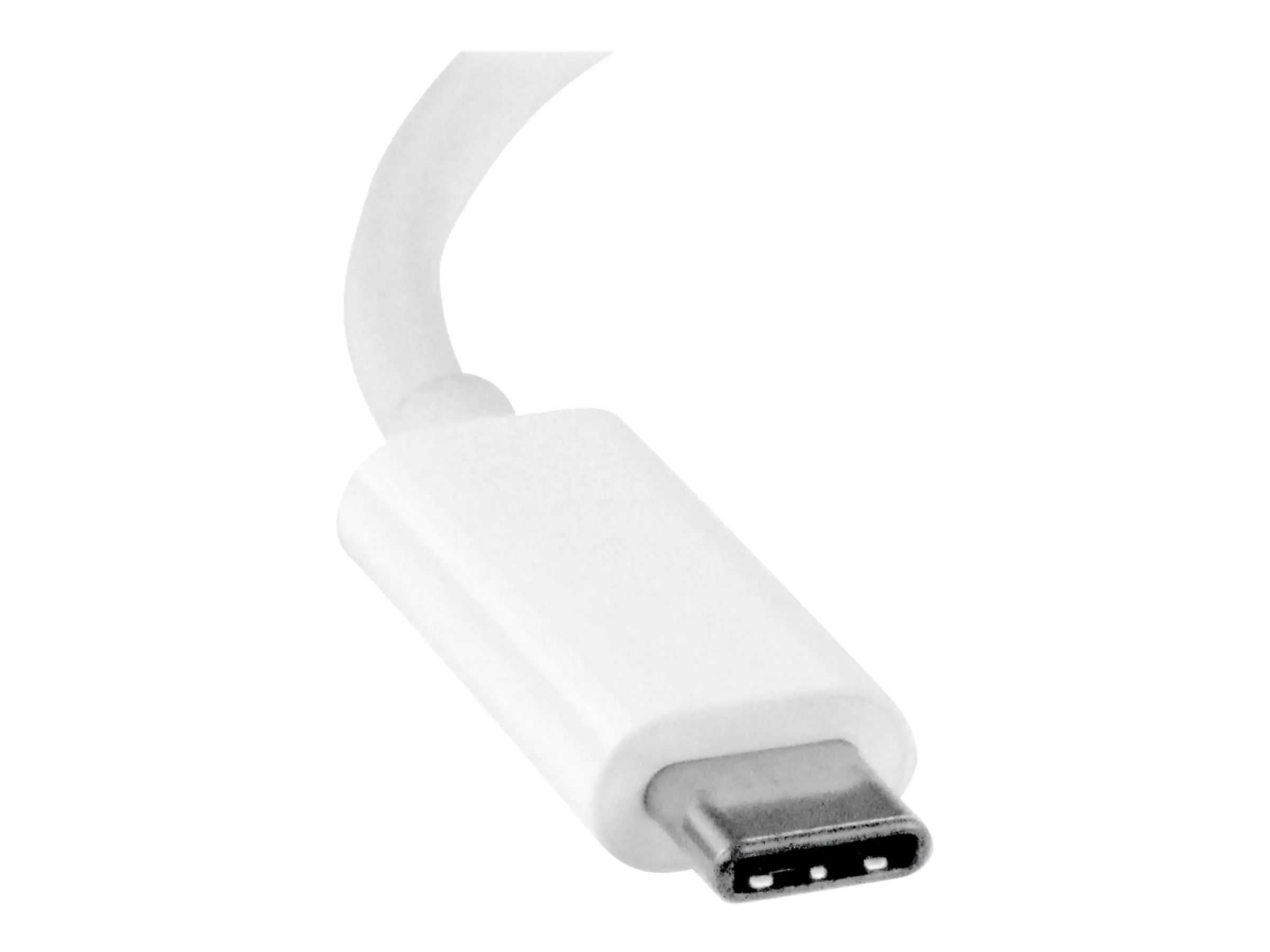 StarTech USB-C auf DVI Adapter - USB Type-C DVI Konverter für MacBook, Chromebook, Dell XPS oder andere USB-C Geräte - Weiß - Externer Videoadapter - USB-C - DVI - weiß