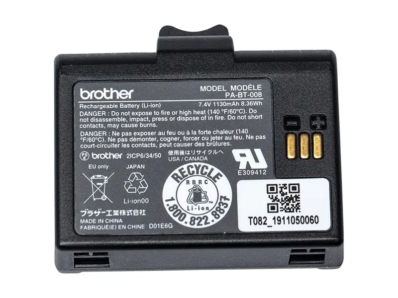 Brother PA-BT-008 - Drucker-Batterie - Lithium-Ionen PABT008
