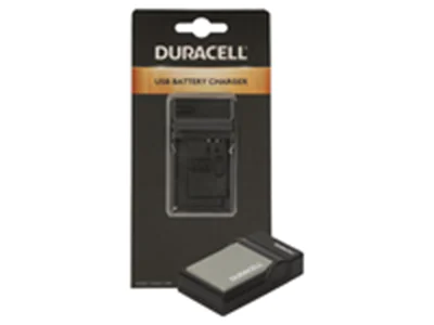 Duracell DRO5945, USB, Indoor Batterieladegerät, Olympus E-400, Olympus PEN E-PL1, Olumpus PEN E-P1, Fujifilm FinePix S100FS, Schwarz, 5 V, 5 V