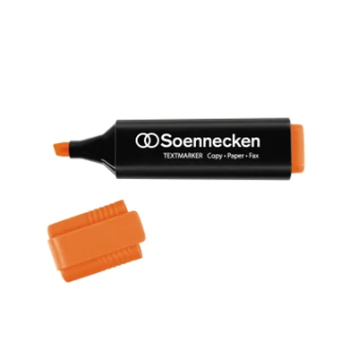 Soennecken Textmarker 3396 2-5mm Keilspitze orange Soennecken Textmarker 3396 2-5mm Keilspitze orange