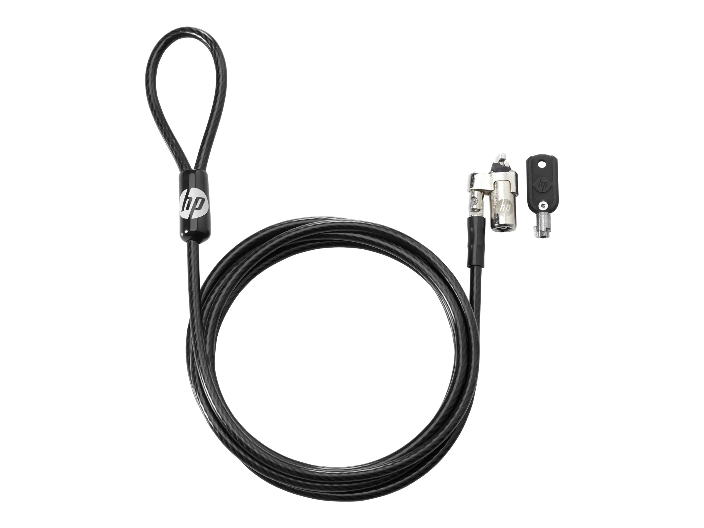 HP Master Keyed - Sicherheitskabelschloss - 1.83 m - für Chromebox Enterprise G3, G3; Desktop Pro 300 G6; Elite Slice G2; ProDesk 405 G6
