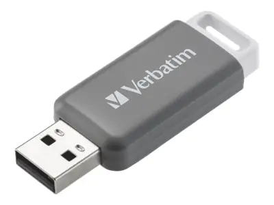 Verbatim DataBar - USB-Flash-Laufwerk - 128 GB - USB 2.0 - Grau Verbatim DataBar - USB-Flash-Laufwerk - 128 GB - USB 2.0 - Grau