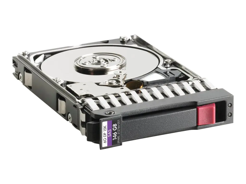 HPE Dual Port Enterprise - Festplatte - 146 GB - Hot-Swap - 2.5" SFF (6.4 cm SFF) 512547-B21