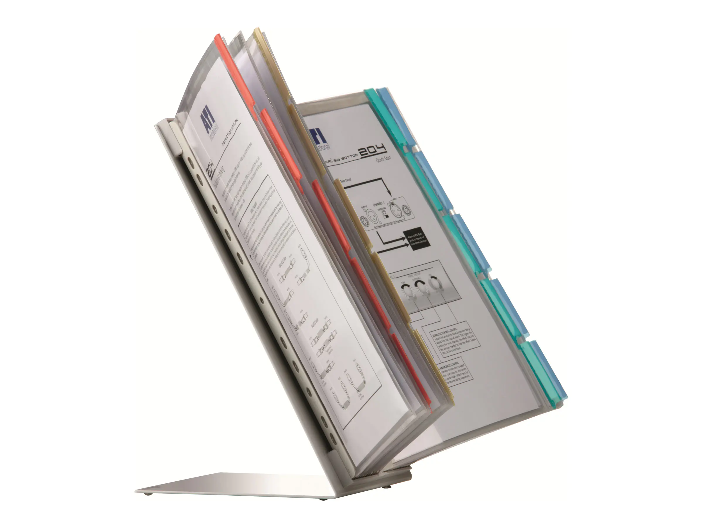 DUR Sichttafelsystem table 568800 Tischständer mit 20 Tafeln 5607