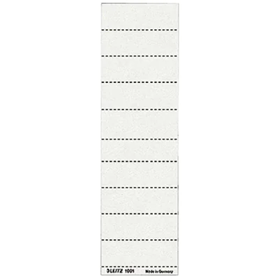 Leitz Beschriftungsschild 19010001 blanko 4zeilig weiß 100 St./Pack. Leitz Beschriftungsschild 19010001 blanko 4zeilig weiß 100 St./Pack.