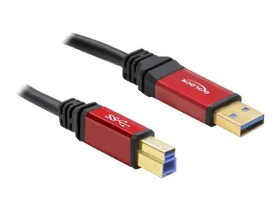 Delock Premium - USB-Kabel - USB Typ A (M) zu USB Type B (M) - USB 3.0 - 2 m - Schwarz Delock Premium - USB-Kabel - USB Typ A (M) zu USB Type B (M) - USB 3.0 - 2 m - Schwarz