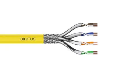 DIGITUS CAT 7A S/FTP Datenkabel - Verlegekabel, 1000 m, Simplex, Cca, GHMT PVP zertifiziert