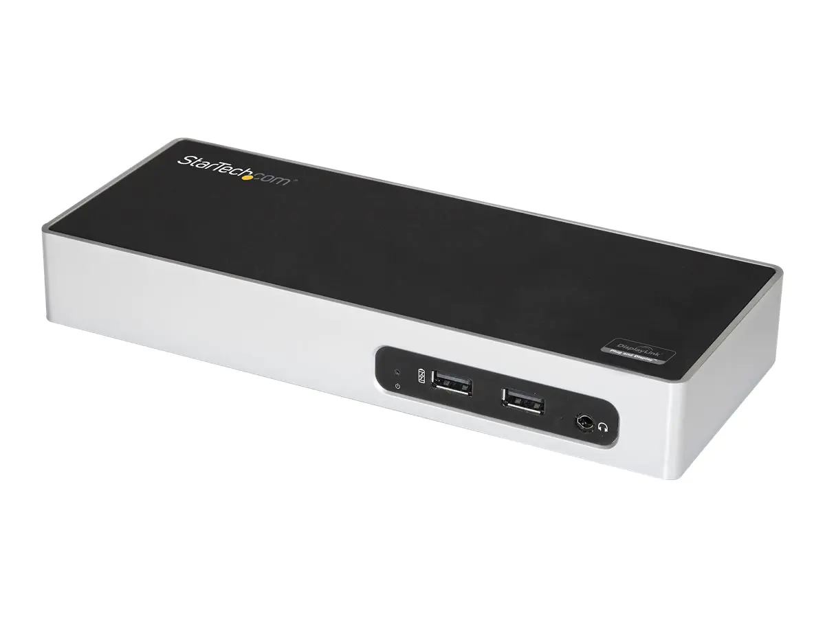 StarTech USB 3.0 Dual Monitor Dockingstation - USB auf HDMI - USB zu VGA oder DVI - USB 3.0 Dock - GbE - 6 Port USB 3.1 Gen 1(DK30ADD) - Dockingstation - USB - DVI, HDMI - GigE - für P/N: DK30A2DH, SVA20N2NEUA