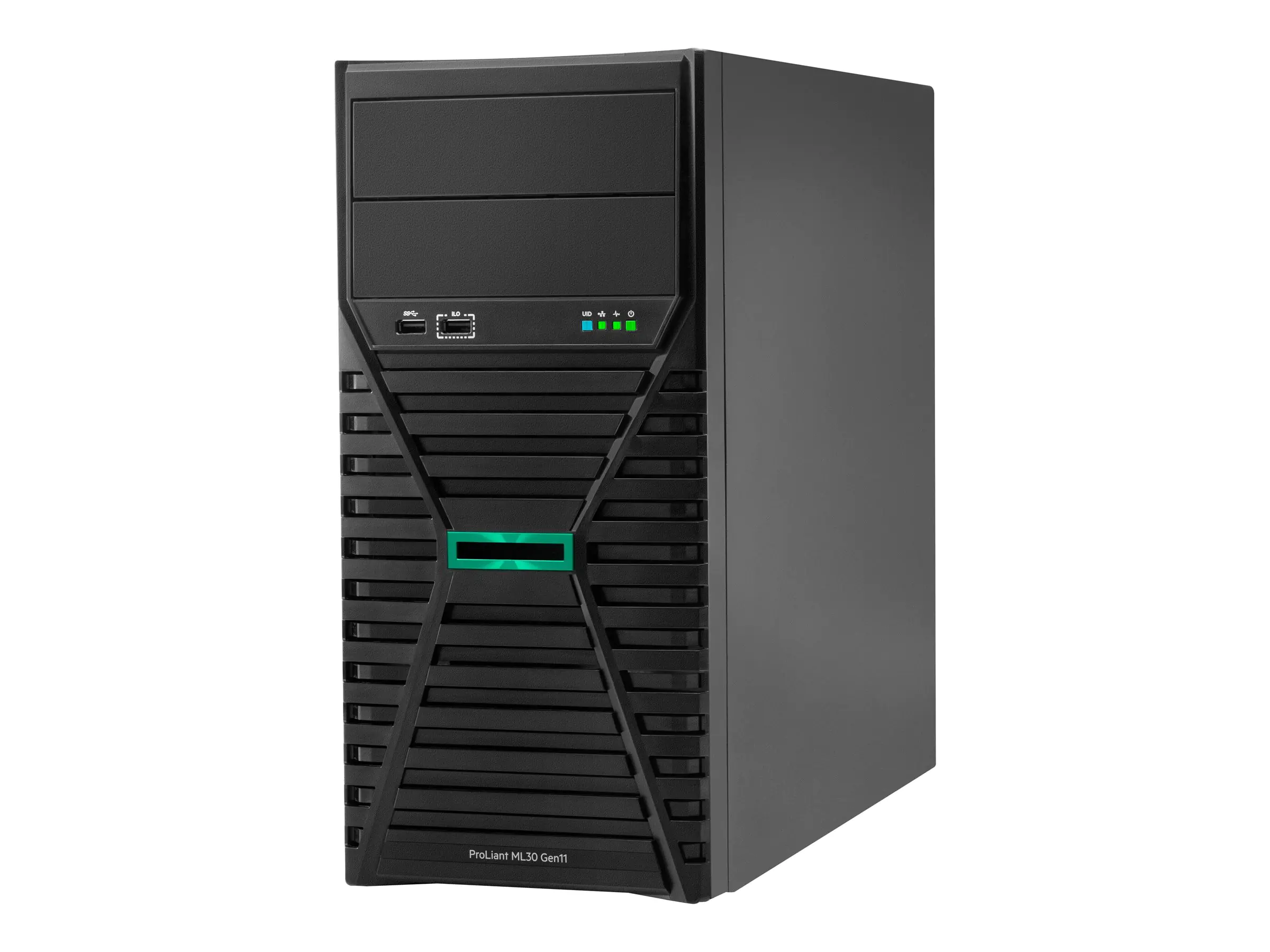 HPE ProLiant ML30 Gen11 - Server - Tower - 4U - 1-Weg - 1 x Xeon E-2434 / 3.4 GHz - RAM 32 GB - SATA - nicht Hot-Swap-fähig 8.9 cm (3.5") Schacht/Schächte - SSD 2 x 960 GB - 1GbE - Monitor: keiner - Smart Choice HPE ProLiant ML30 Gen11 - Server - Tower - 4U - 1-Weg - 1 x Xeon E-2434 / 3.4 GHz - RAM 32 GB - SATA - nicht Hot-Swap-fähig 8.9 cm (3.5") Schacht/Schächte - SSD 2 x 960 GB - 1GbE - Monitor: keiner - Smart Choice