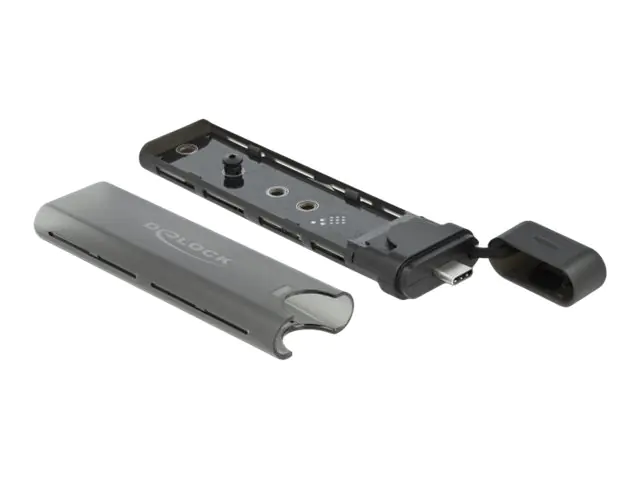Delock Speichergehäuse - M.2 - M.2 NVMe Card / SATA 10Gb/s - USB 3.2 (Gen 2) 42635