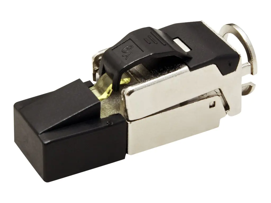 Roline - Netzwerkanschluss - RJ-45 (M) - STP - CAT 6a - Silber