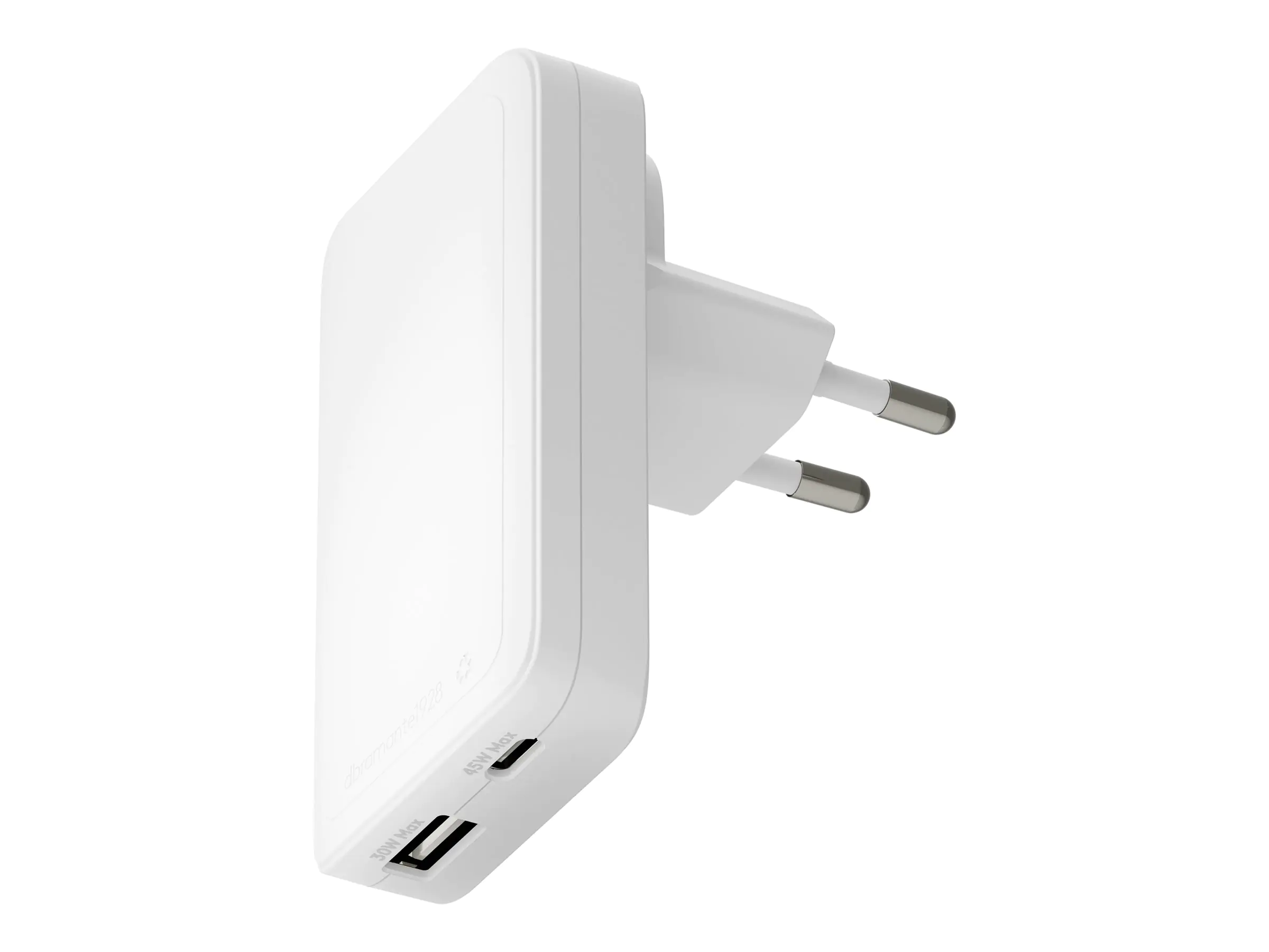 dbramante1928 re-charge Pro - Netzteil - dünn - 45 Watt - 2 Ausgabeanschlussstellen (USB-C, USB) CHSLEUWH7199