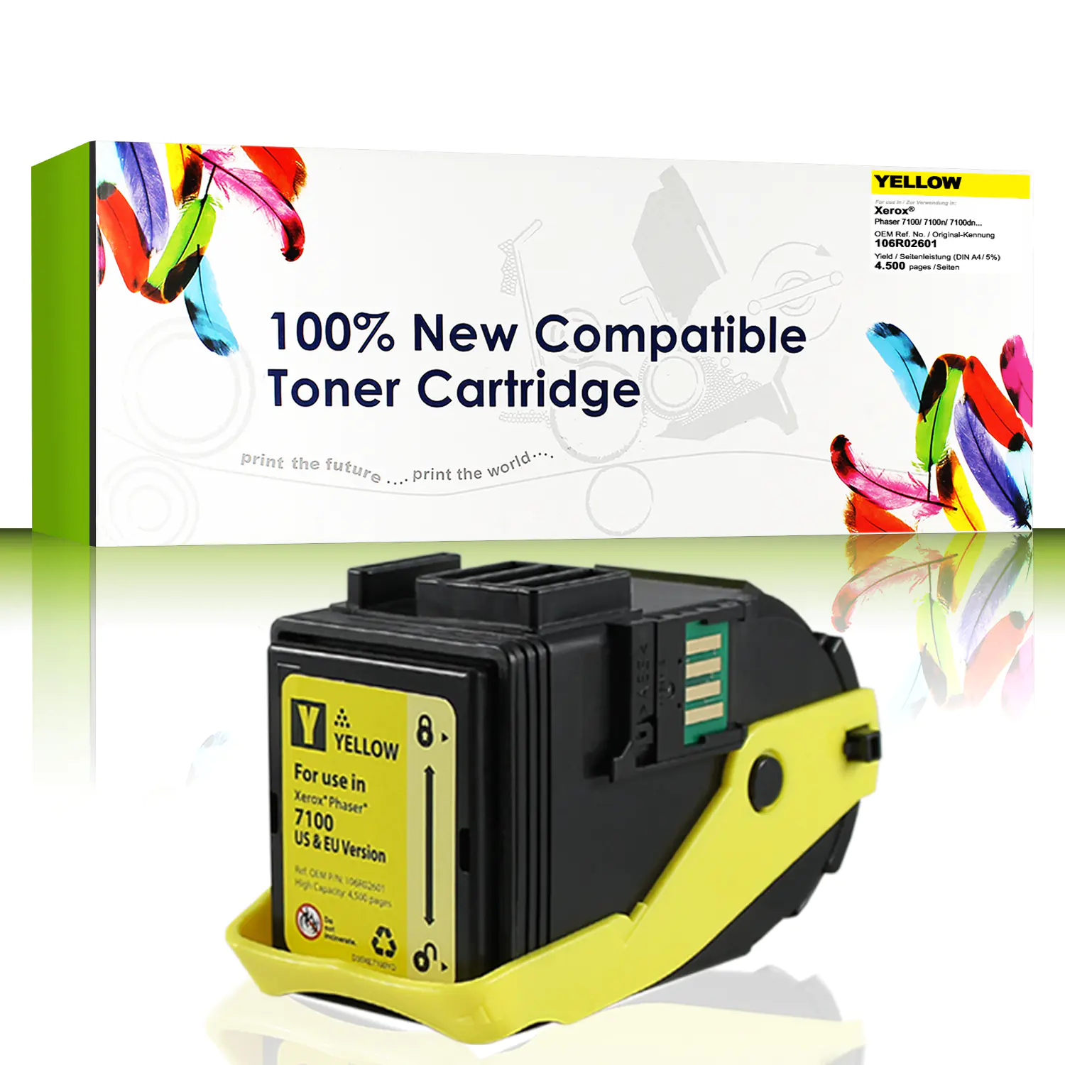 CartridgeWeb Toner kompatibel zu Xerox 106R02601 gelb 4.500 Seiten 1 Stüc CartridgeWeb Toner kompatibel zu Xerox 106R02601 gelb 4.500 Seiten 1 Stüc