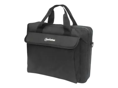 Manhattan London Laptop Bag 14.1", Top Loader, Black, LOW COST, Accessories Pocket, Shoulder Strap (removable), Notebook Case, Three Year Warranty - Notebook-Tasche - 35.8 cm (14.1") - Schwarz Manhattan London Laptop Bag 14.1", Top Loader, Black, LOW COST, Accessories Pocket, Shoulder Strap (removable), Notebook Case, Three Year Warranty - Notebook-Tasche - 35.8 cm (14.1") - Schwarz