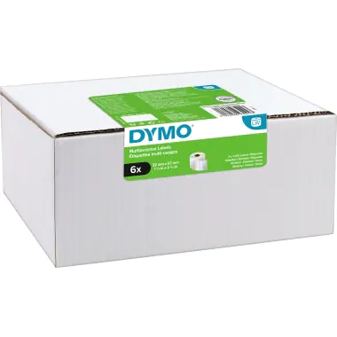 DYMO Vielzwecketikett 2093094 32x57mm 1.000St. 6 Rl./Pack.