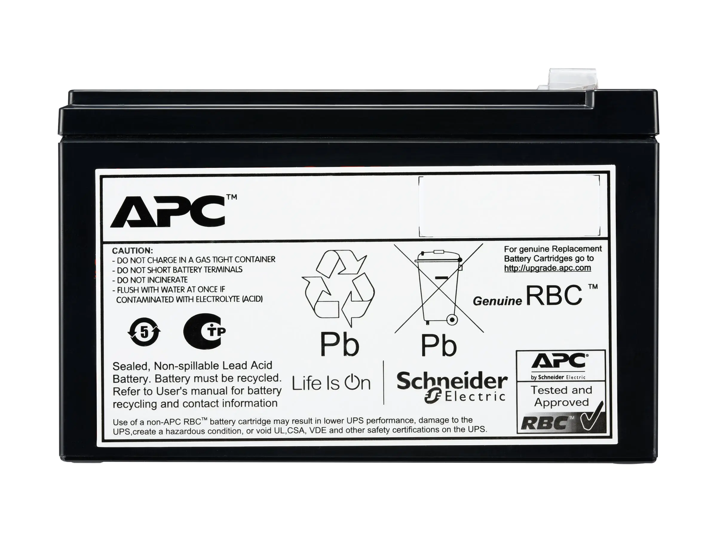 APC USV-Akku - 6 x Batterie - ventilgeregelte Bleisäure (VRLA) APCRBCV205