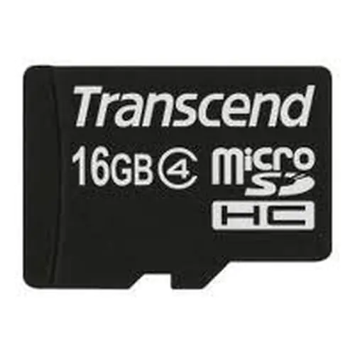 Transcend - Flash-Speicherkarte - 16 GB - Class 4 - microSDHC Transcend - Flash-Speicherkarte - 16 GB - Class 4 - microSDHC