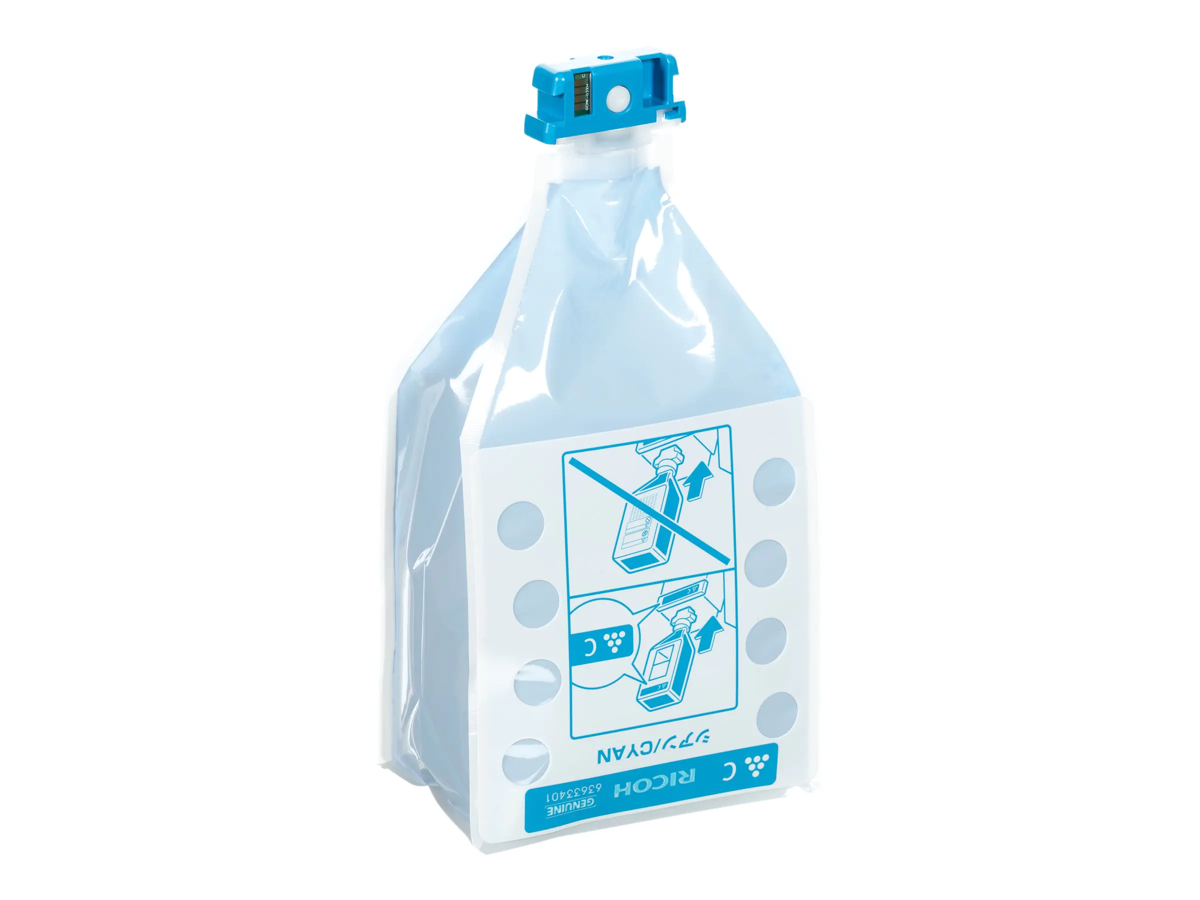Ricoh Toner 888375 TYPE S2 / DT60CYNOR / TYP F2 Cyan 18.000 Seiten 1 Stück