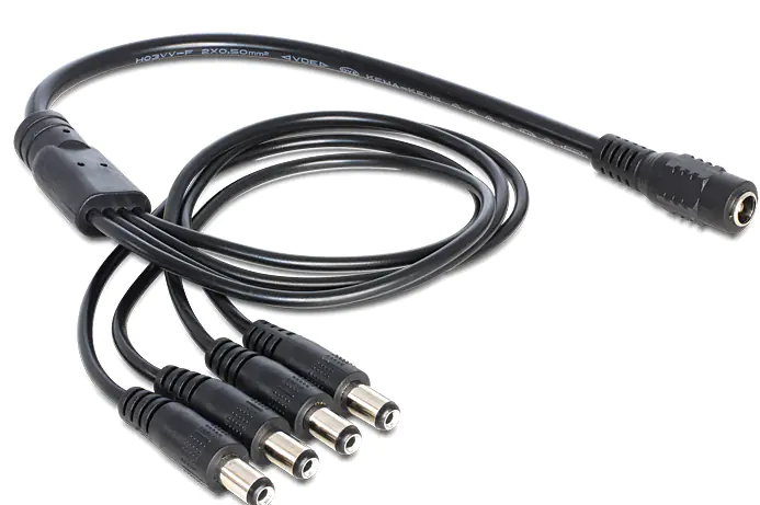 Delock Netz-Splitter - Gleichstromstecker 5,5 x 2,1 mm (M) 83287