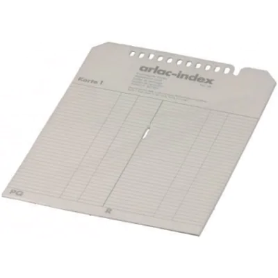 Ersatzregister Index ARLAC 82700 Ersatzregister Index ARLAC 82700