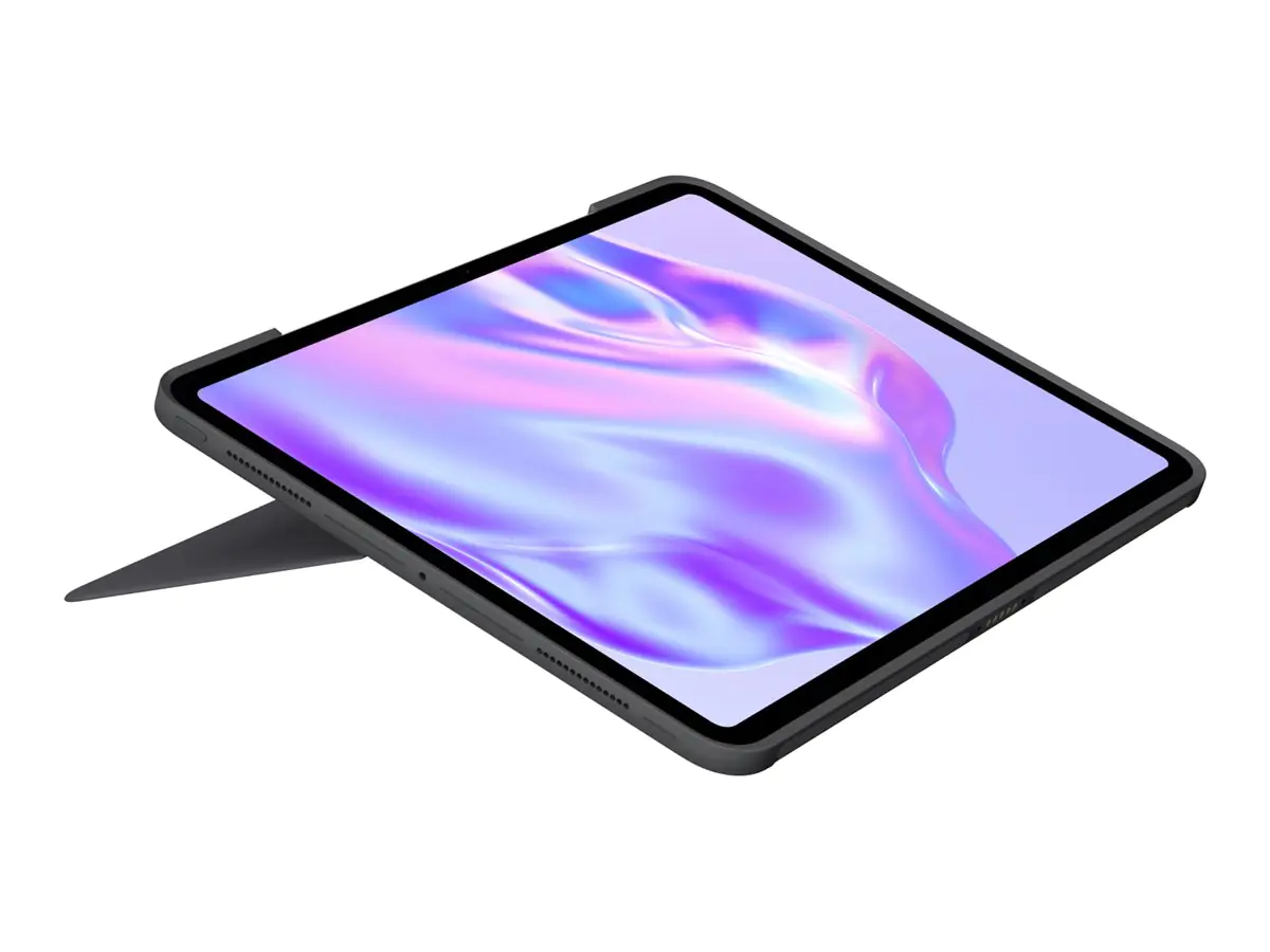 Logitech Combo Touch - Tastatur und Foliohülle - mit Trackpad - hinterleuchtet - Apple Smart connector - QWERTY - Nordisch (Dänisch/Finnisch/Norwegisch/Schwedisch) 920-012763