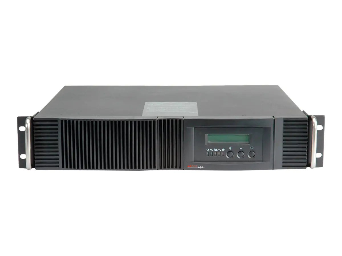 ROLINE ProSecure III 1000 RM2HE - USV (Rack - einbaufähig) - Wechselstrom 160 - 230 V - 900 Watt - 1000 VA - RS-232, USB - Ausgangsanschlüsse: 4 - PFC - 2U - 48.3 cm (19") 19.40.1069
