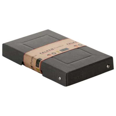 Falken Aufbewahrungsbox PureBox Black 12 x 2,5 x 18,5 cm (B x H x T) DIN A6 Pappe schwarz Falken Aufbewahrungsbox PureBox Black 12 x 2,5 x 18,5 cm (B x H x T) DIN A6 Pappe schwarz