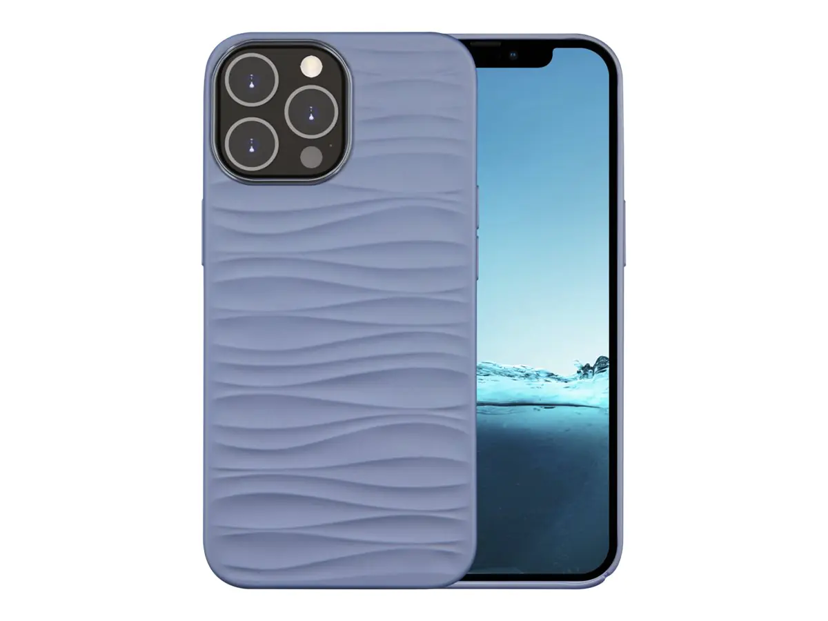 dbramante1928 Dune - Hintere Abdeckung für Mobiltelefon - 100 % recycelter Kunststoff - Blau - für Apple iPhone 14 Pro Max