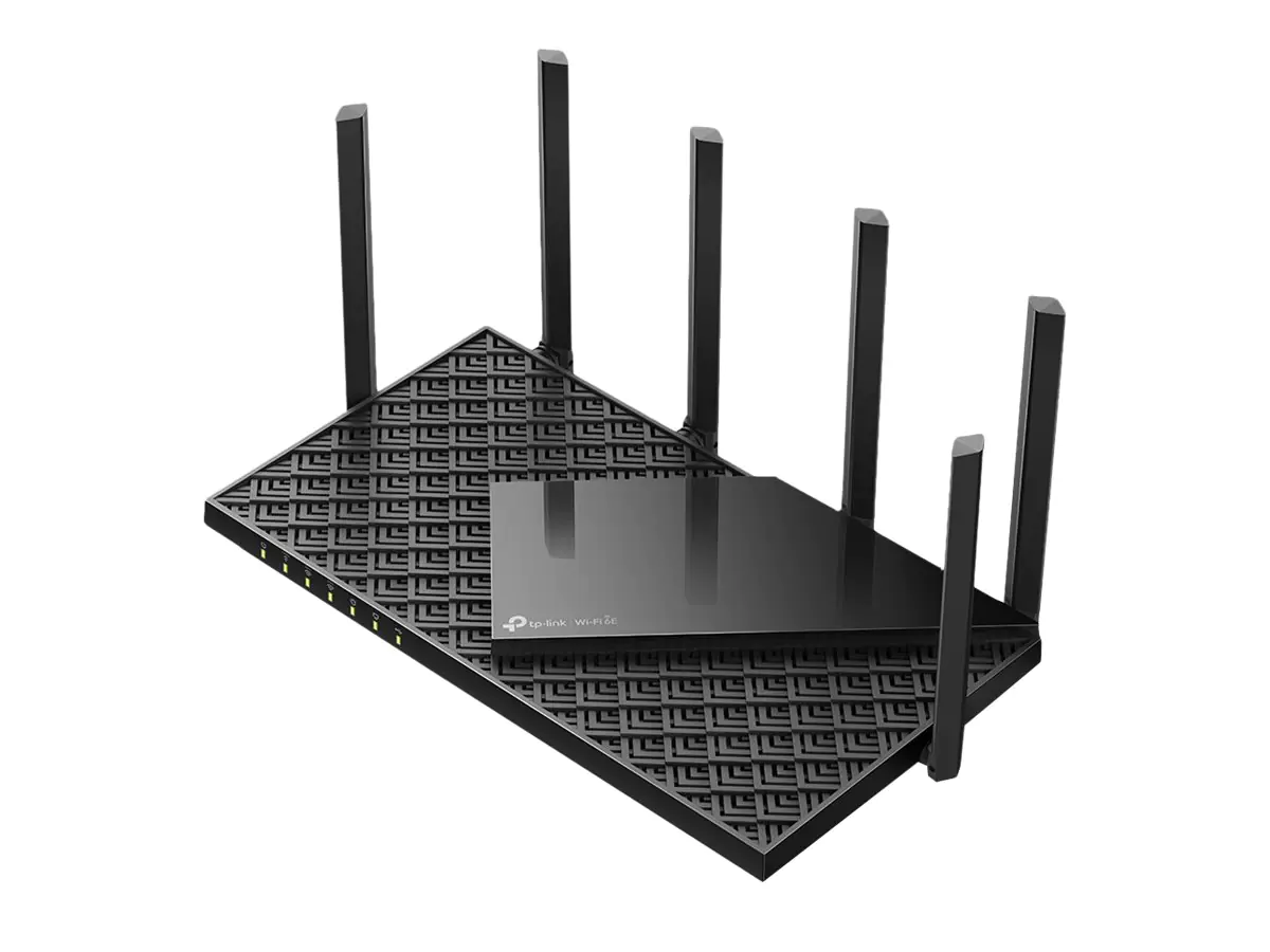 TP-Link Archer AXE75 V1 - Wireless Router 4-Port-Switch - 1GbE - Wi-Fi 6E - Wi-Fi 6 - Multi-Band