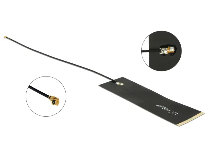 Delock LoRa - Antenne - Mobiltelefon, Wi-Fi - 1.68 dBi - innen - Schwarz