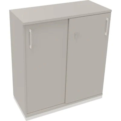 Schiebetürenschrank 3OH B1000xT442xH1133mm ws/Lichtgrau Schiebetürenschrank 3OH B1000xT442xH1133mm ws/Lichtgrau