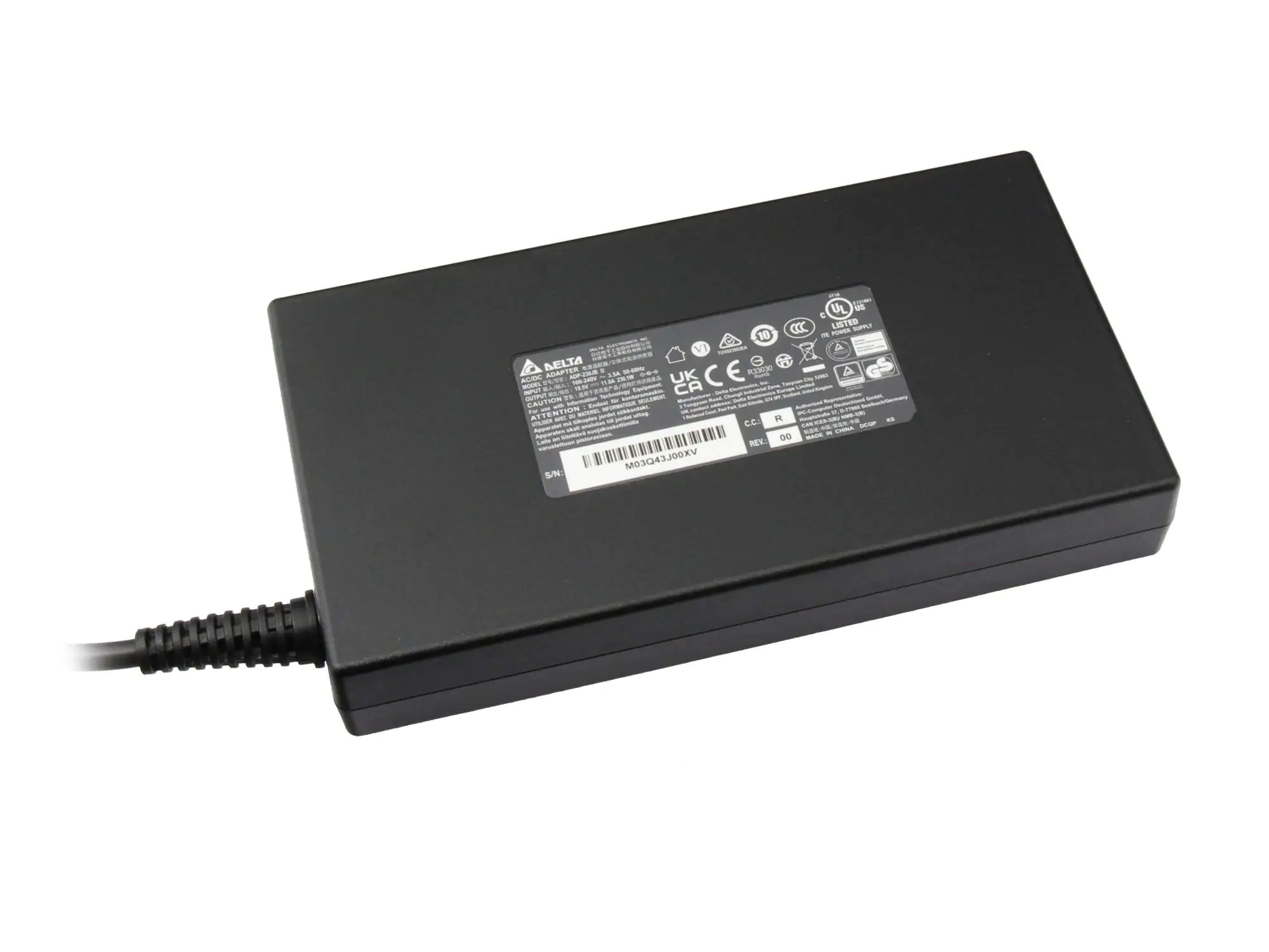 Delta Electronics Netzteil ADP-230JB DA Notebook-Netzteil 11 A - PC-/Server Netzteil - 230 W