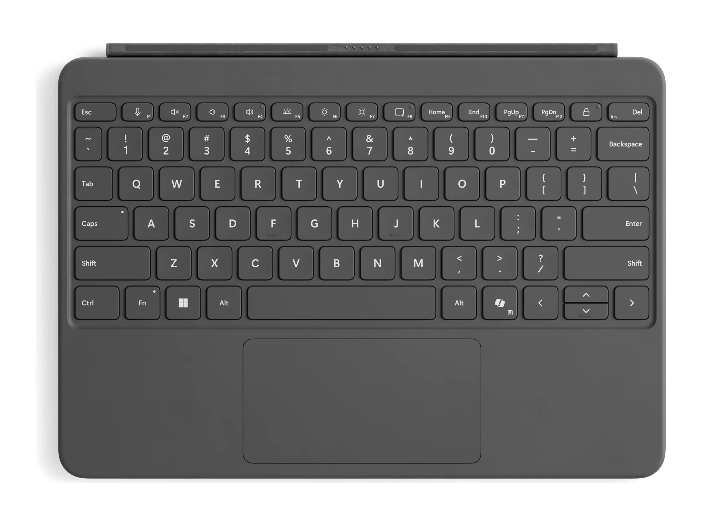 Microsoft Surface Pro Keyboard - 12-inch - Tastatur - mit Touchpad, Beschleunigungsmesser - h