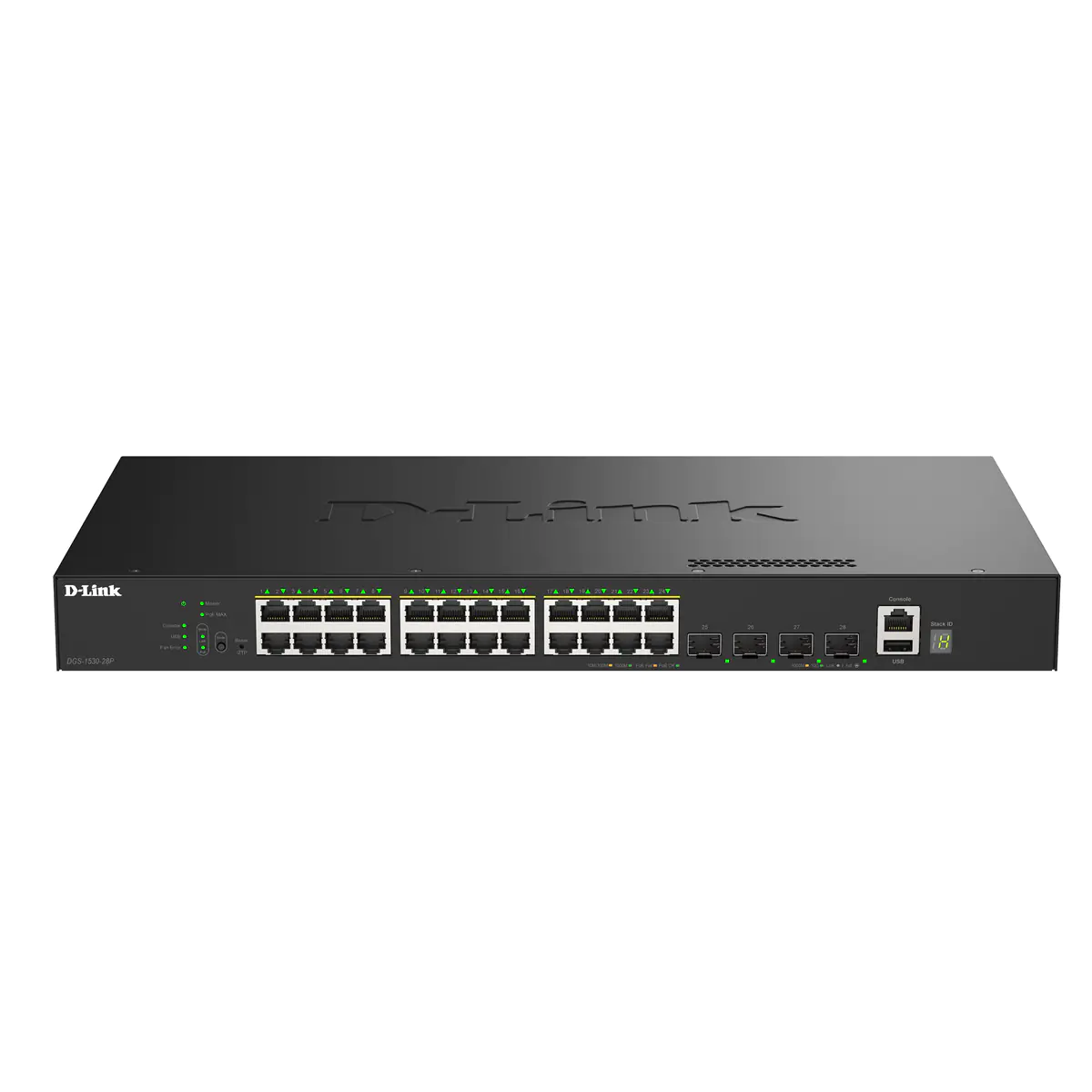 D-Link SmartPro DGS-1530-28P - Switch - Smart - 24 x 10/100/1000 (PoE+) DGS-1530-28P/E