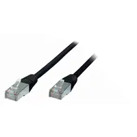 Shiverpeaks Patchkabel CAT5e RJ45 F/UTP 3m Black - Netzwerk - CAT 5e