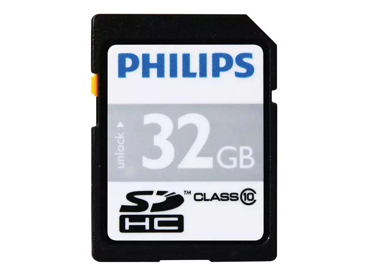 Philips FM32SD45B - Flash-Speicherkarte - 32 GB - Class 10 - SDHC Philips FM32SD45B - Flash-Speicherkarte - 32 GB - Class 10 - SDHC