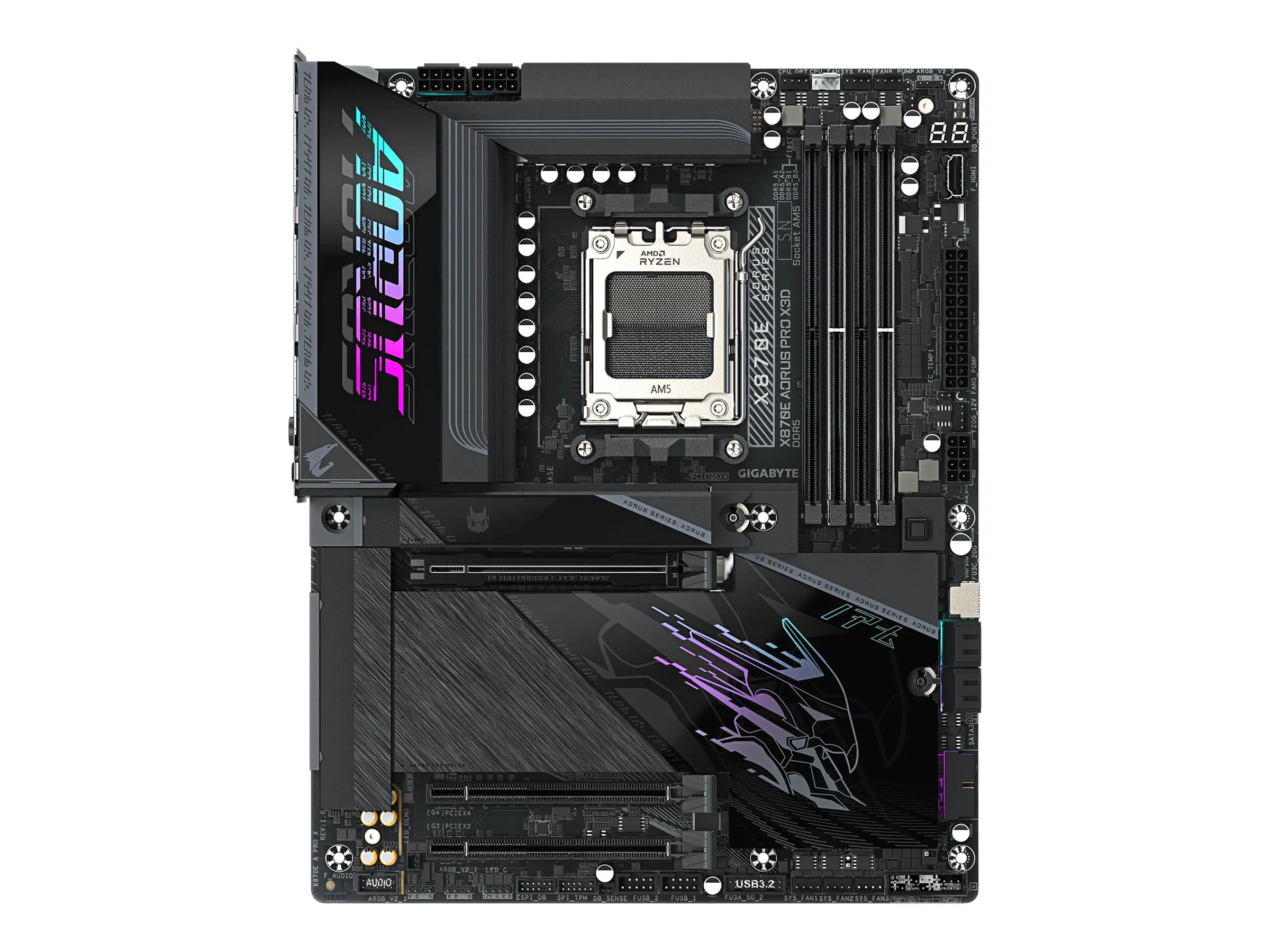Gigabyte AORUS X870E PRO X3D - Motherboard - ATX - Socket AM5 - AMD X870E Chipsatz - USB-C 3.2 Gen