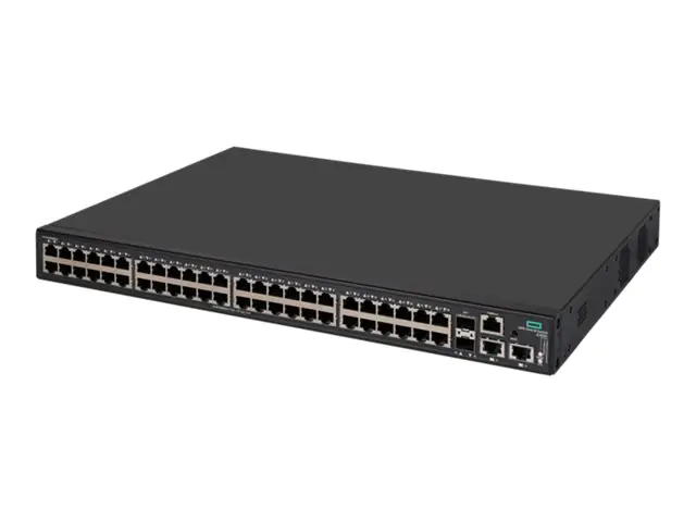 HPE FlexNetwork 5140 48G POE+ 2SFP+ 2XGT EI - Switch - L3 - Smart - 48 x 10/100/1000 (PoE+) + 2 x 1 Gigabit / 10 Gigabit SFP+ + 2 x 10 Gigabit Ethernet - an Rack montierbar - PoE+ (370 W) - BTO